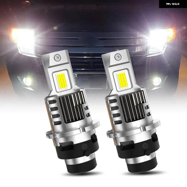 並行輸入品 2個 D4S LEDランプ CANBUS HID D2R D2S D4R LED ヘッド...