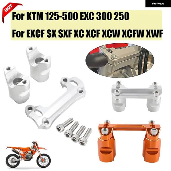 並行輸入品 オートバイ ハンドルバー ライザー ハンドルバー クランプ KTM 125-500 EX...