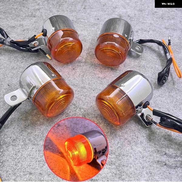 並行輸入品 4個 ハウジング オートバイ フロントウィンカーライト リア インジケーター ホンダ Z...