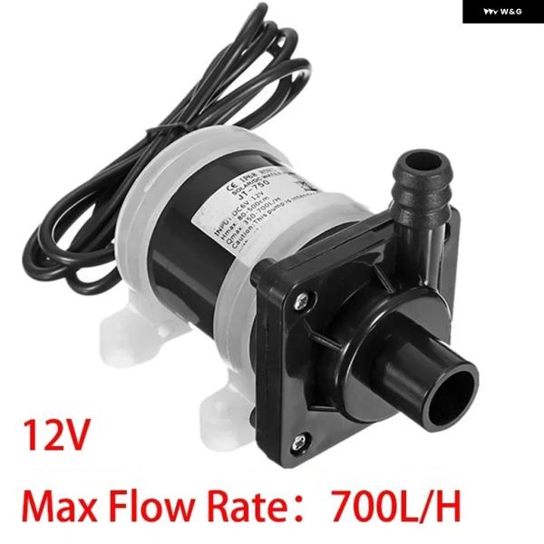 並行輸入品 超静音水中 ポンプ JT-750 DCブラシレスモーター 12V 700L/H マイクロ...