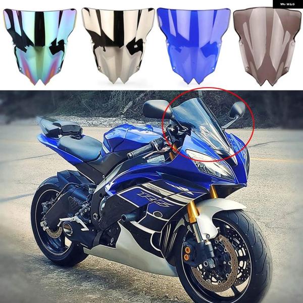 並行輸入品クリアウィンドスクリーン フロント ウィンドシールド デフレクター ダブルバブル ウィンド...