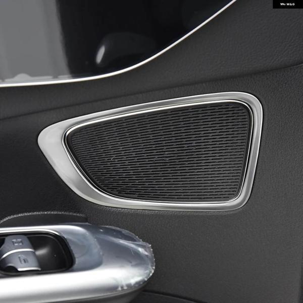 並行輸入品カーボンカラーカードア オーディオ スピーカー パネル フレーム スパンコール トリム メ...