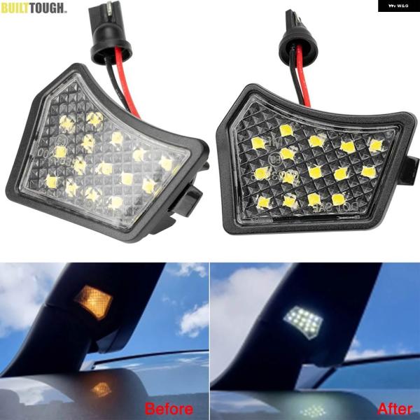 並行輸入品2個 サイドミラー パドルライト バックミラー コーテシー ボルボ V40 XC90 S4...