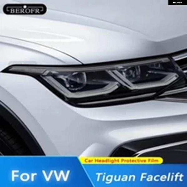 並行輸入品車 ヘッドライト フィルム スモークブラック クリアTPU ステッカー フォルクスワーゲン...