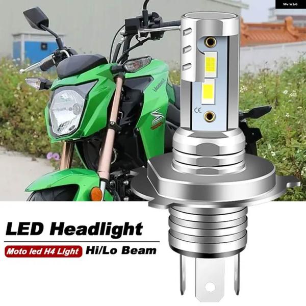 並行輸入品バイク H4 H1S 9003 LED ヘッドライト HI/LO バルブ 4800LM 6...