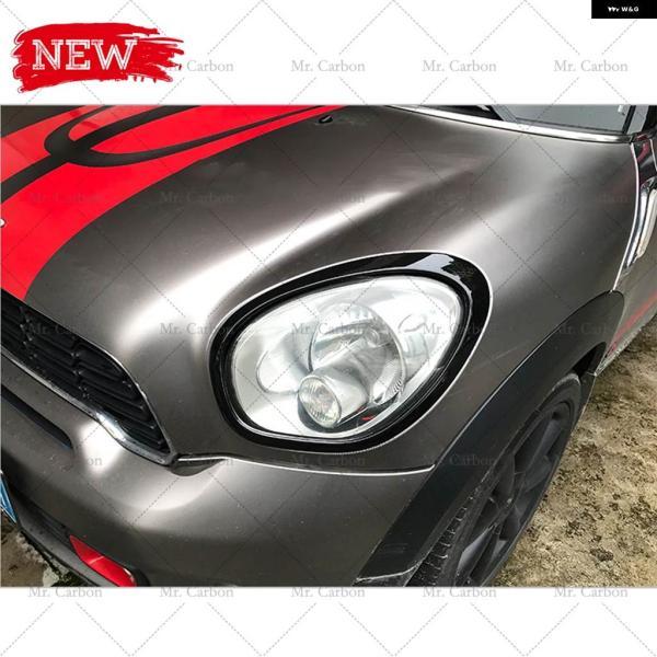 並行輸入品MINI R60 カントリーマン クーパー用 ブラック レッド カーボン/ABS ヘッドラ...