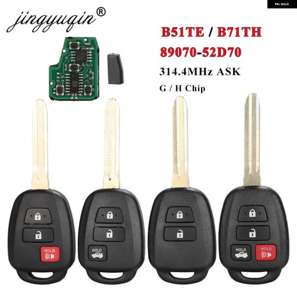 並行輸入品 B51TE / B71TH 89070-52D70 リモートカーキー トヨタ ヤリス 2...