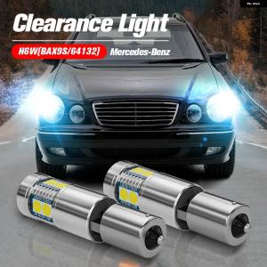 並行輸入品 2個 LED クリアランスライト パーキング ランプ バルブ H6W BAX9S 64132 CANBUS メルセデス ベンツ CLK クラス C208 A208 E クラス W210
