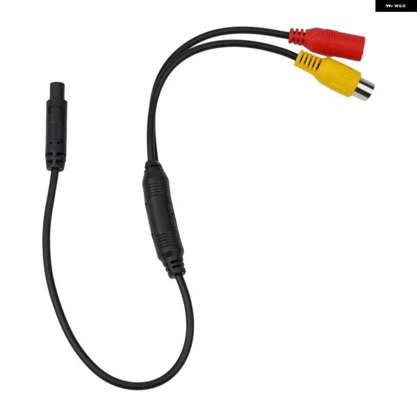 並行輸入品 車載用CVBSオス-4ピンメス接続 ケーブル バックミラー DVR パーキング バックア...