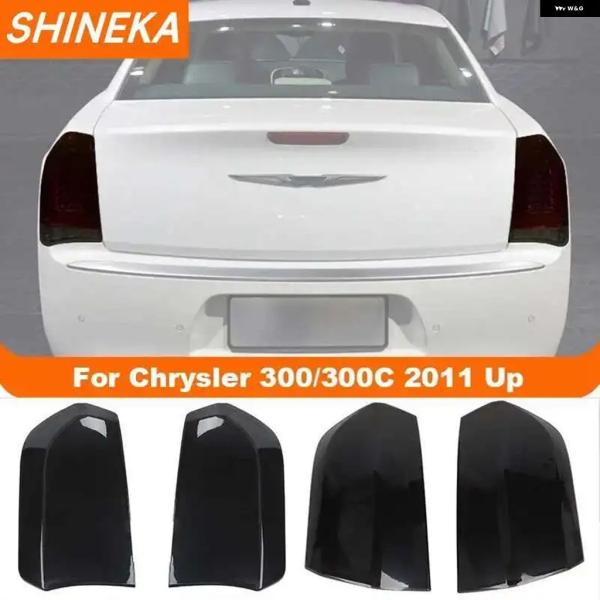 並行輸入品 クライスラー 300 300C 2011-2024年モデル用スモークブラックカー テール...