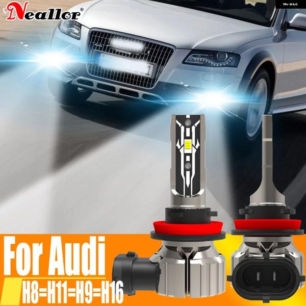 並行輸入品 アウディ H11 H16 H8 LED フォグランプ ヘッドライト CANBUS H9 ...