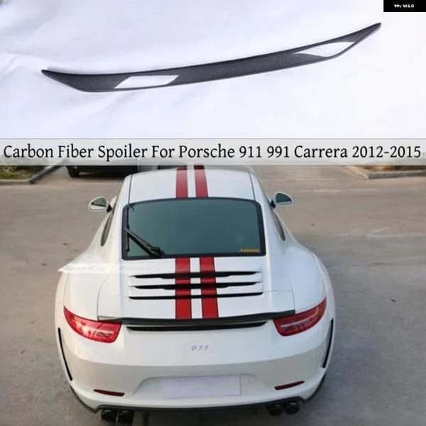 並行輸入品 ポルシェ カーボン スポイラー 911 991 カレラ 2012 - 15 ウィング リ...