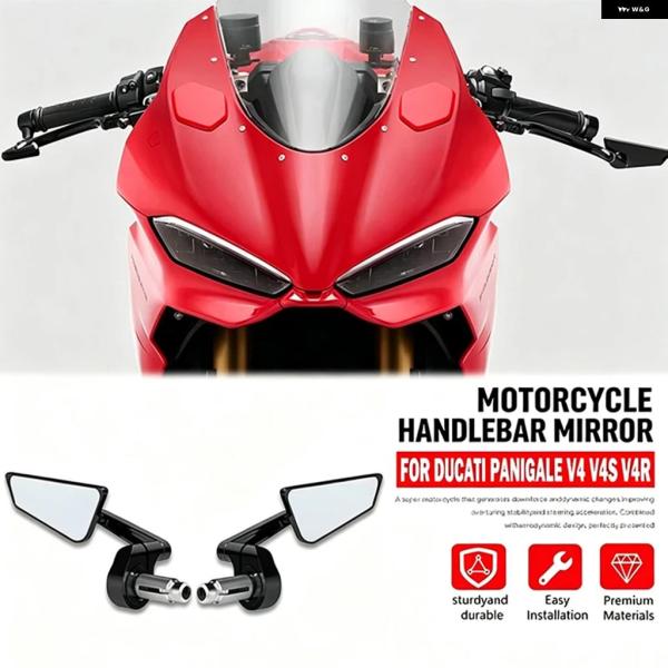 並行輸入品 ドゥカティ パニガーレ V4 V4S V4R 2025 オートバイ バック ミラー バイ...