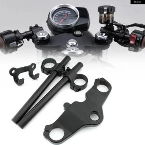 並行輸入品 ホンダ GB350 NC59 オートバイ ローダウン トリプルツリー フロントエンド アッパー トップ クランプ クリップオン ハンドルバー ヘッドライト ブラ