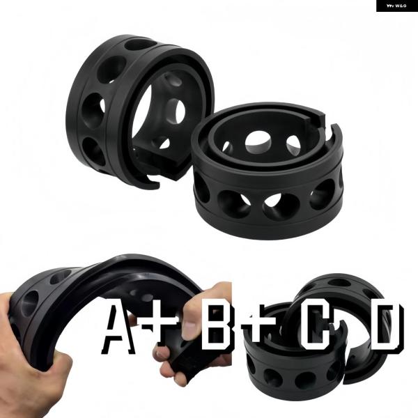 並行輸入品 新 スタイル カーショック アブソーバー ラバーゲル スプリング サスペンション バンパ...