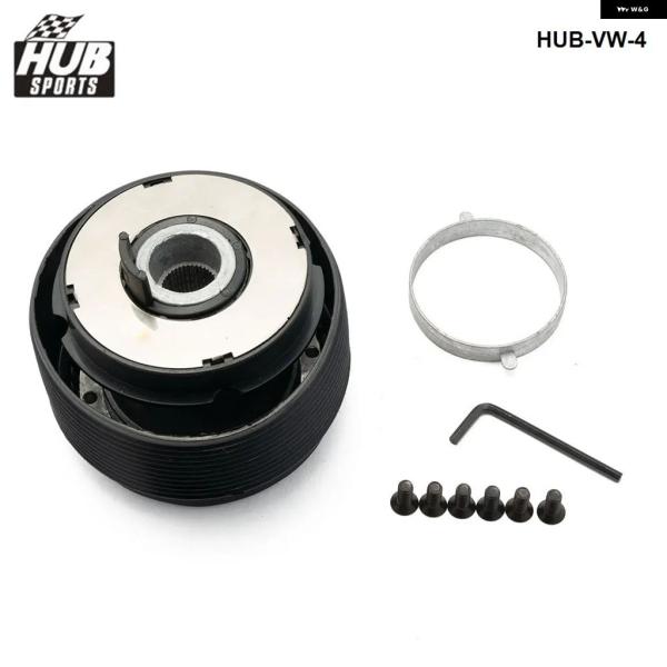 並行輸入品 6ボルト穴レーシング ステアリングホイール ハブ アダプター ボス キット VW ゴルフ...