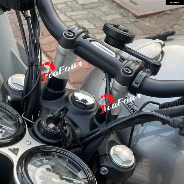 並行輸入品 T120 オートバイ 25MM ハンドルバー ライザークランプスクランブラー1200XC...