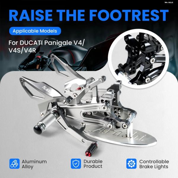 並行輸入品 ドゥカティ オートバイ フロントフット ペダル フットリセット リアセット V4 V4S...