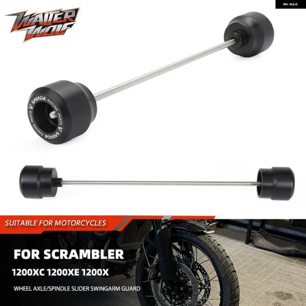 並行輸入品 スクランブラー 1200X 1200 XC XE X バイク フロントリア ホイールアク...