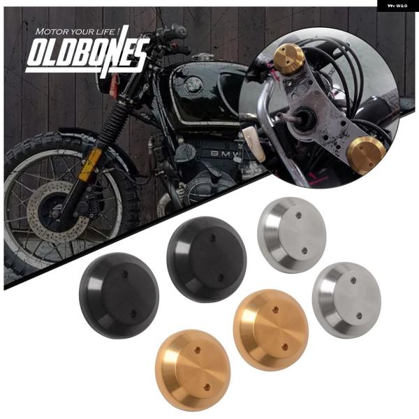 並行輸入品 BMW R80 R60 R90 チタン フロント フォーク キャップ ブランキングプラグ...