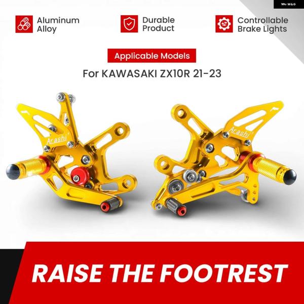 並行輸入品 KAWASAKI オートバイ リアセット フットレスト フットペグ ペダル 2021 -...