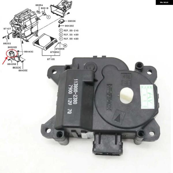 並行輸入品A/C HVAC ヒーター フラップ サーボアクチュエータモーター 三菱 パジェロ モンテ...