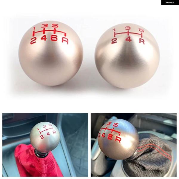並行輸入品 アルミ 5/6スピード ボールシェイプ シフト ギアノブ M10*1.5 ホンダ シビッ...