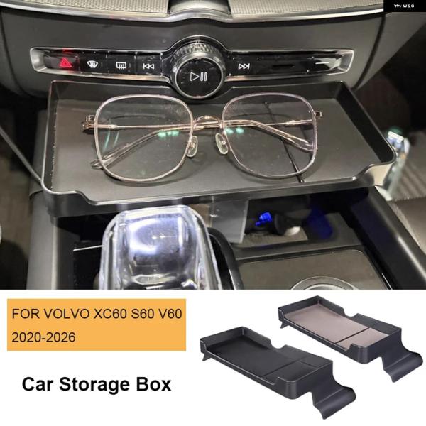 並行輸入品 ボルボ XC60 S60 V60 車載スクリーン下 収納 ボックス 中央 制御 多段式 ...