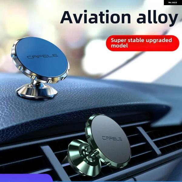 並行輸入品 マグネット式車載スマホ ホルダー スマホ対応 エアコン 式車載 マウント クリップ式車載...