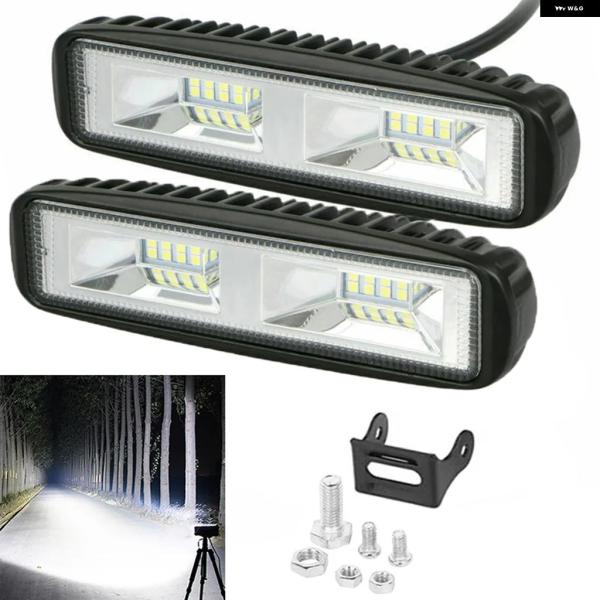 並行輸入品 48W LED 車用作業灯 高輝度スポットライト オートバイ オフロード トラック ヘッ...
