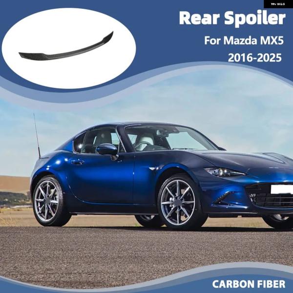並行輸入品 マツダ MX5 ミアータ ND カーボン リア スポイラー トランク カバー 2016-...