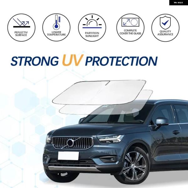 並行輸入品 ボルボ XC40 Rデザイン フロントガラス サンシェード XC40 サンシェード サン...