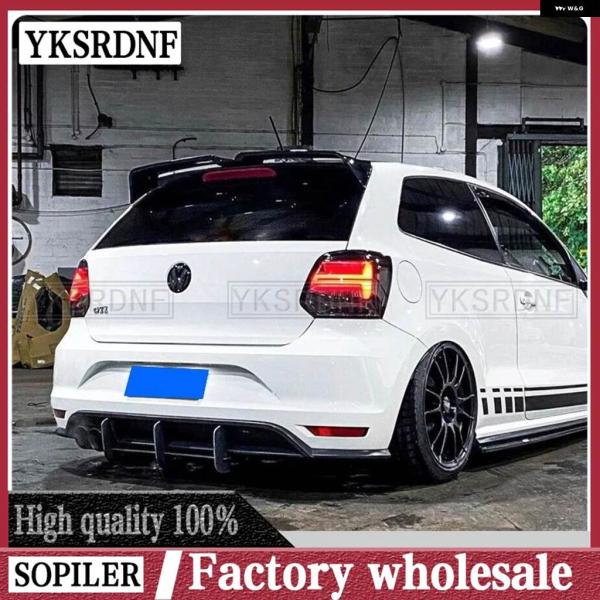 並行輸入品 VW フォルクスワーゲン ポロ 6R スポイラー 2011〜2017年式用 ABS スポ...