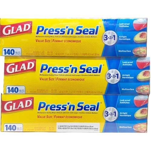 GLAD PRESS&apos;N SEAL プレスンシール(30cmX43.4m)3個セット
