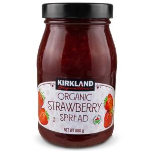 オーガニック いちごジャム 680g 有機 ストロベリー スプレッド イチゴ 苺 砂糖 大容量 コストコ COSTCO 朝食 トースト ヨーグルト 製菓 トッピング