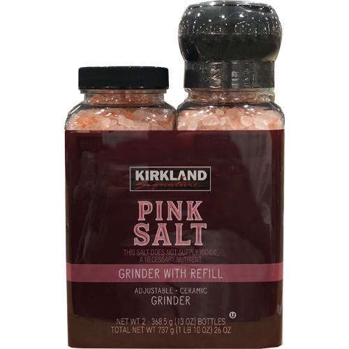 カークランド ヒマラヤピンク岩塩 737g グラインダー付き