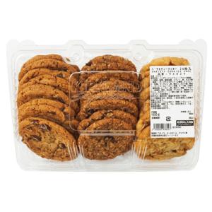 バラエティクッキー 24枚入 大容量 1020g 3種アソート チョコチップ トフィー オートミールレーズン 焼き菓子 お菓子 個包装 ギフト コストコ ベーカリー