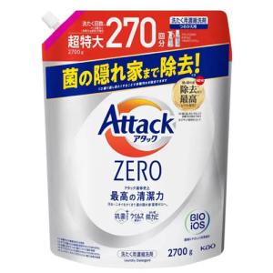 花王 アタック ゼロ 衣料用洗剤 つめかえ用 2700ml｜rrr-j