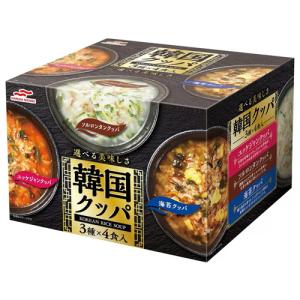 マルハニチロ 韓国クッパ 3種 x 4食 KOREAN GUKBAP｜rrr-j