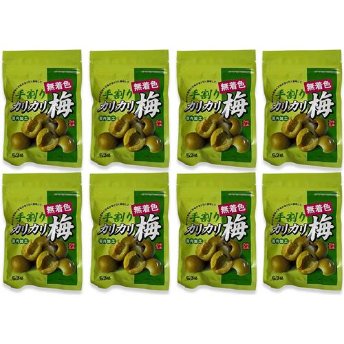 千年屋 手割 カリカリ梅 424g crunchy plum カリカリうめ 種なし 梅干し おつまみ...