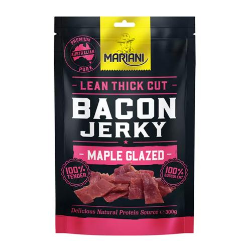 マリアーニ ベーコンジャーキー 300g MARIANI Bacon Jerky Maple Gla...