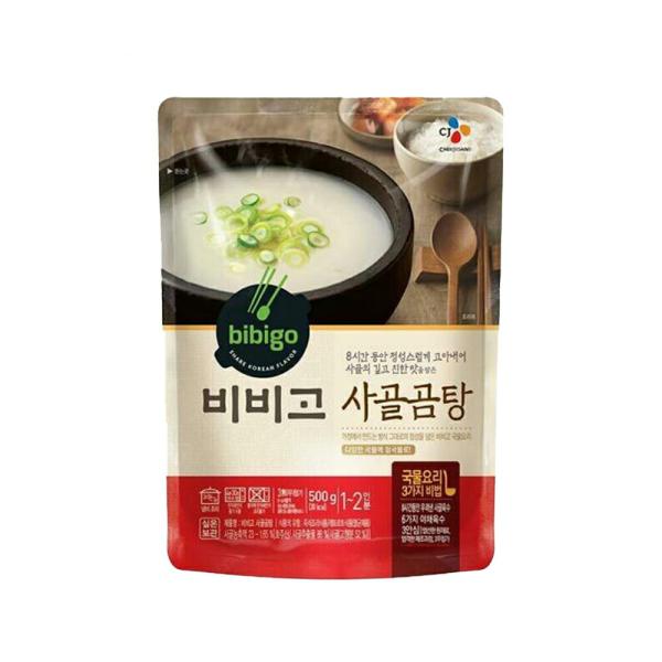 BIBIGO 牛骨コムタン 500g 2袋 スープ 韓国食品 韓国食材 鍋の素 牛骨スープ おかゆ ...