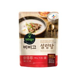 BIBIGO ソルロンタン 500g 1袋 スープ 韓国食品 韓国食材 鍋の素 牛骨スープ おかゆ お粥 レトルト クッパ ビビゴ 韓国料理 送料無料