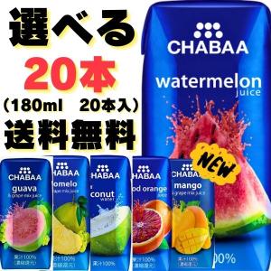 ウォーターメロン 180ml 20本 ポメロ スイカジュース ココナッツウォーター グアバ マンダリン ブラッドオレンジ マンゴー チャバ 100%ジュース