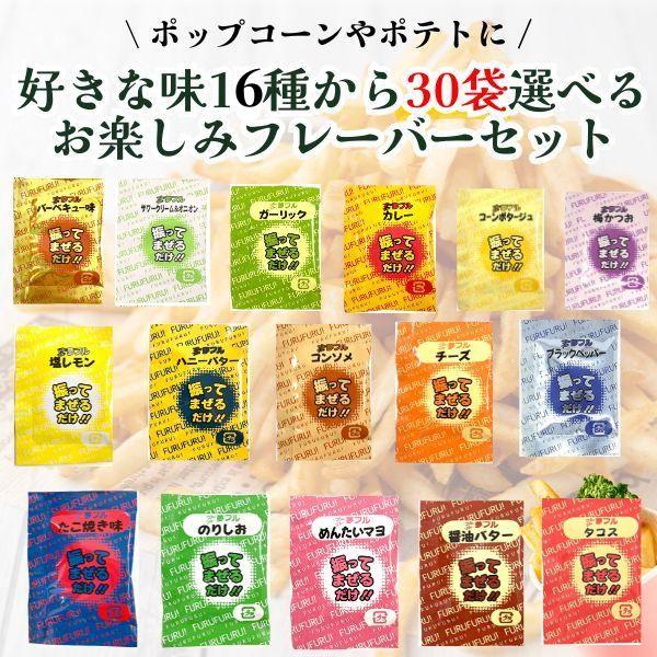 夢フル 選べる30袋 ポップコン フレーバー フライドポテト シーズニング パウダー 全16種 お試...