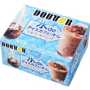 ドトール 氷DE アイスカフェオレ 60g×4袋  アイスクリーム シャーベット 冷凍 アイスライン｜rs-food5