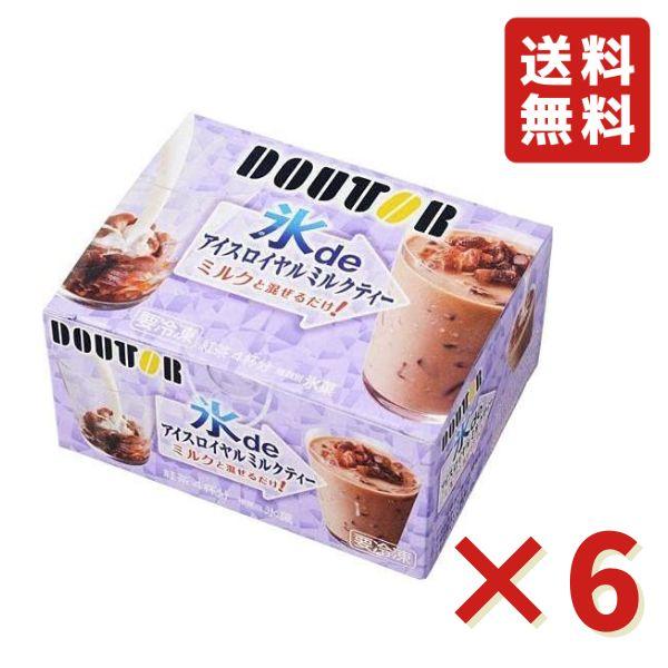 ドトール 氷DE アイスミルクティ 60g×4袋 6箱 1ケース アイスクリーム シャーベット 冷凍...