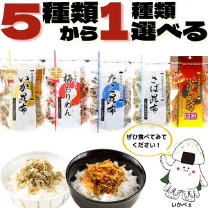 澤田食品 いか昆布 いか昆布RED 梅ちりめん たこ昆布 さば昆布 5種から1袋選べる 送料無料 ふりかけ めざましどようびにて紹介