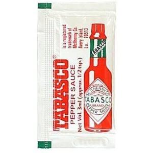 タバスコ TABASCO ミニパウチ 3ml 25袋 テイクアウト お弁当用 個包装タイプ 小分け ...