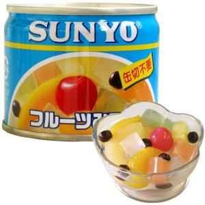 サンヨー堂 フルーツ缶詰 フルーツみつ豆 130g （賞味期限 製造日より3